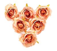 XFLSDHGD Rose artificiali per album di ritagli, archi di nozze, fiori secchi, scatola di caramelle fai da te, rose di seta finta, testa per la composizione di matrimoni e decorazioni per la casa