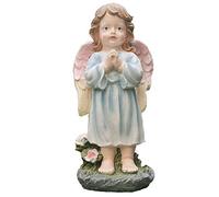 XFLSDHGD Statua Fata ， Scultura da Giardino Angelo ， Decorazioni di figurina ， Ornamenti Angeli in Resina ， Giardino Cortile Arte Portico Patio Decorazioni all'aperto