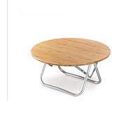 XFLSDHGD Tavolo pieghevole portatile per barbecue da campeggio esterno e picnic tavolo pieghevole leggero e compatto per il montaggio dell'auto piccolo tavolo rotondo con un design semplice