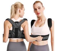 XFLYP Correttore Posturale con Elastici Regolabili e Morbide Spalline, Supporto per Schiena Dritta per Bambino Uomo e Donna, Prevenire la Postura, Migliora Il Collo Spalle Alla e Schiena Dolore, S