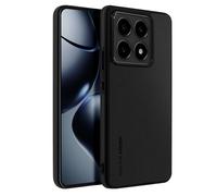 Xfm, Cover per Xiaomi 14T semirigida anti-urto opaca design sottile, Nero
