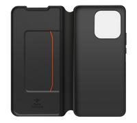 Xfm Custodia a libro per Xiaomi Redmi Note 14 4G Patta con cinghia a mano, Nero