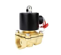 XFMZFUBD 1/4" 3/8" 1/2" 3/4" 1" 1-1/2" BSP Femmina 12V 24V 110V 220V Elettrovalvola Normalmente Chiusa Pneumatica for Acqua Olio Aria(36893,BSPP FEMALE-DC12V)