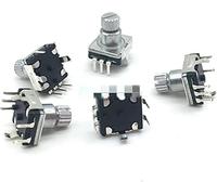XFMZFUBD Encoder Rotante 5pcs EC11 Interruttore del codice Encoder rotativo 30 Posizione con Pulsante Push Switch 5pin Plug nella Lunghezza della Maniglia 9,5 mm