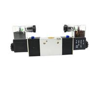 XFMZFUBD Valvola pneumatica a Due Vie a Tre Posizioni con elettrovalvola 3V220 G1/4 Valvola pneumatica a Doppia Bobina Singola(Ac110v-1pc)
