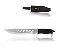 Xforst machete da giardino Coltello da sopravvivenza outdoor di alta qualità, lunghezza totale 38 cm, impugnatura in plastica e fodero in tessuto Oxford.