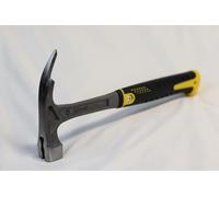 Xforst Martello da carpentiere in acciaio forgiato - Martello da carpentiere con supporto magnetico e estrattore per unghie, robusto manico anti-vibrazione, con supporto per martello per cintura, 33