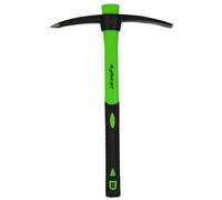 Xforst Piccone, Alcotana Pala-Pico, Martellina manico fibra. Piccone compatto da giardino per campeggio o metal detector, con manico in fibra di vetro resistente e testa in acciaio forgiato. X-PF400