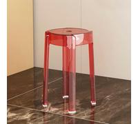 XFParts Moderno sgabello da bar impilabile acrilico moderno per interno ed esterno sedia da banco senza schienale per la sala da pranzo cucina patio 12x18 pollici D Enterprise powerfully