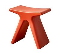 XFParts Plastica durevole sgabello a basso contenuto di sgabelli anti -slip doccia per bagno comodo sedile per cucina camera da letto del soggiorno 43,5 × 24 × 41,5 cm (rossa) Enterprise powerfully