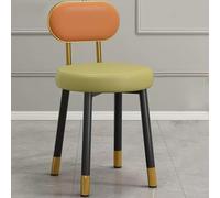 XFParts Sedia da vanità, Sedia da Trucco Moderna con Gambe Metalliche, Sedia per vanità con Schiena, Elegante Sedia di sgabelli da vanità, Piccolo Sgabello da vanità per casa (Colore: b) powerfully