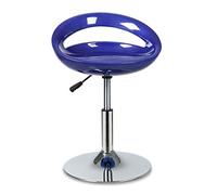 XFParts Sgabelli in plastica in altezza regolabile con sgabelli da bar in cucina senza braccioli senza blu in blu di colore Enterprise powerfully
