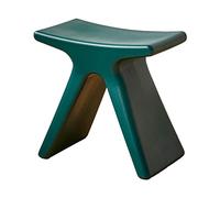 XFParts Sgabello basso di plastica per doccia e soggiorno impermeabile e anti -slittamento comodo sedile per camera da letto e cucina 43,5 × 24 × 41,5 cm (verde scuro) Enterprise powerfully