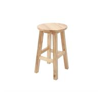 XFParts Sgabello da bar in bambù in legno rustico sgabello rotondo senza schienale per la sala da pranzo dell'isola cucina Schiona da bar (dimensioni: 45 cm/17,7 pollici) Enterprise powerfully