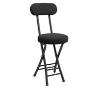 XFParts Sgabello da bar pieghevole portatile con comodo sedile ammortizzato leggero e sedia per colazione pieghevole per picnic giardino festa da 18,5 pollici powerfully