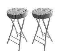 XFParts Sgabello da bar pieghevole senza schienale portatile Set per cucine o sedie pieghevoli in sala virgo powerfully