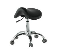 XFParts Sgabello da Sella a Sgabello da poggiapiedi Sgabello da Sella con sgabelli Idraulici Regolabili con Ruote Adatte per l'uso nei Servizi igienici degli Ospiti e Altre Occasioni (col Enterprise