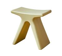 XFParts Sgabello della doccia in plastica moderna impermeabile slittamento sedile che cambia per il bagno cucina camera da letto comoda e robusta 43,5 × 24 × 41,5 cm (verde) Enterprise powerfully