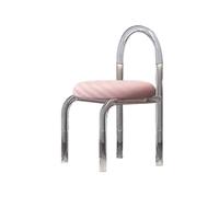 XFParts Sgabello di vanità con supporto posteriore Resistenza ad alta resilienza Installazione facile ideale per il soggiorno della camera da letto o studiare un'impresa piccola e colorata powerfully