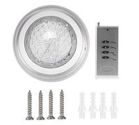 XFSLDOPRW Luce Subacquea AC12V 35W RGB, Lampada da Piscina Multicolore con Telecomando, Luce Subacquea a LED in Acciaio Inossidabile per Giardino roccioso con Fontana per laghetto con