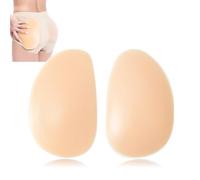 XFSRG 1 Paio Push Up Glutei Adesivi in Silicone Comoda Antiscivolo Imbottitura Fianchi Finti Portatili per Sedere Grande