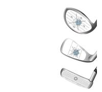 XFSRG 150 Pezzi Nastro di Impatto da Golf Adesivi per Mazze Etichette Nastro di Impatto da Ferri Driver Wedge Putter Adesivi per L'analisi Swing Golf