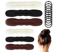 XFSRG 16 Pezzi Chignon per Donne Ciambella Elastici Capelli Magic Maker