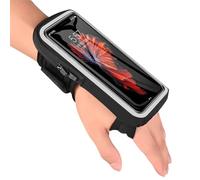 XFSRG 2 IN 1 Braccialetto Per Cellulare Da Polso Come Custodia Regolabile E Supporto Per Telefono Ideale Per Jogging E Sport Con Design Pratico Per Trasporto Sicuro Durante L Allenamento (Nero)