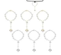 XFSRG 2 Pezzi Bracciali Donna Ali d'Angelo Perline Braccialetti Purezza Sacra Gioielli Braccialetto Benedetto Benedizioni Battesimi Accessori per la Meditazione