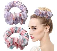 XFSRG 2 Pezzi Scrunchie per Ricci Senza Calore Bigodino Fascia Morbide per Capelli Dormienti Danneggiare i Tuoi Capelli per Tutti i Tipi di Capelli (Marrone)