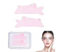 XFSRG 2 Pezzi Scudi piatti per sollevare le ciglia Soft Pad Arricciatura e Lash Perm Migliora il Curl delle Ciglia Include Scatola Portaoggetti per Estetiste Uso Casalingo