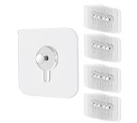 XFSRG 20 Pezzi Ganci Adesivi per Quadri Chiodi Adesivi Trasparenti per Cornici Appendiquadri Senza Forare Resistenti e Impermeabili per Bagno e Cucina