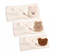 XFSRG 3 Pezzi Fascia Capelli Neonata con Orecchie di Coniglio per Bambini | Neonato Fascia Elastica Accessorio Capelli per Neonata Uso Quotidiano e Occasioni Speciali