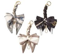XFSRG 3 Pezzi Manici per Borse con Ciondoli Farfalla Stile Francese Maniglie di Ricambio Accessorio Decorativo per Borsetta e Tracolla Ogni Occasione