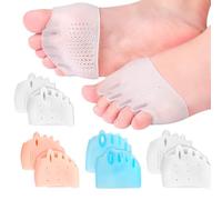 XFSRG 4 Paia Separatore Dita Piede in Silicone Corrector Alluce Valgo Raddrizzatore Sollievo Dal Dolore Metatarsale per L'uso All'interno Di Calze e Tutti i Tipi di Scarpe