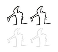 XFSRG 4 Pezzi Adesivi Auto Creativi in Vinile Adesivi Riflettenti di Alta Qualità Decalcomanie per Paraurti Design Moderno per Auto