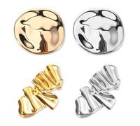 XFSRG 4 Pezzi Spilla Geometrica Vntage in Metallo Uniche irregolare Spilla Bavero Cappotto Maglioni Sciarpe Vestiti Scialle Accessori per Donne Balli Studenteschi