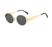XFSRG 6 Pezzi Polarizzati Occhiali da Sole da Donna Occhiali da Sole da Uomo Protezione UV400 Montatura Retrò Ovale Sunglasses Moda Classici Sunglasses per la Guida e i Viaggi Esterni