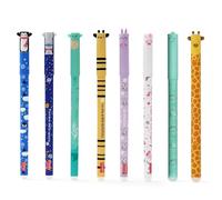 XFSRG 8 Pezzi Penne Cancellabili Forme di Animali Penne Cancellabili Punta da 0,7 mm Creativa Cancelleria Adatto per Bambini Studenti e Adulti