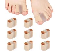 XFSRG 8 Pezzi Separatore Dita Piede Silicone e Nylon Comodo e Traspirante Alluce Valgo Correttore Protezione Efficace Delle Dita dei Piedi