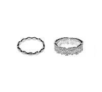 XFSRG Anelli Donna Eleganti in Argento con Design Unico Anelli Regolabili Donna per Ogni Occasione Anello Abbraccio per Stile Moderno e Raffinato