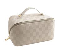 XFSRG Beauty Case Quadrato Elegante Necessaire Cosmetico Portatile Trucco Organizzatore Borsa Toilette Viaggio Manico Comodo
