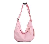 XFSRG Borsa a Tracolla Donna Borsa a Tracolla Elegante Mezzaluna Crossbody Bag Dallo Stile Casual Regolabile Marsupio alla Moda per Shopping Viaggio（Rosa）