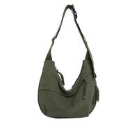 XFSRG Borsa a Tracolla Donna Borsa a Tracolla Elegante Mezzaluna Crossbody Bag Dallo Stile Casual Regolabile Marsupio alla Moda per Shopping Viaggio（Verde）