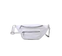 XFSRG Borsa a Tracolla Donna Borsetta Mezzaluna da Donna Borse a Spalla con Tracolla Uomo Marsupio Elegante Regolabile Messenger Crossbody Bag per Shopping Viaggio(Bianco)