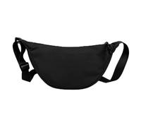 XFSRG Borsa Mezzaluna Donna Borsa a Tracolla Borsetta Mezzaluna a Spalla Casual Capiente Leggera con Zip per Lavoro Viaggio Shopping Tempo Libero (Nero)