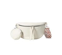 XFSRG Borsa Tracolla Donna Borsetta Ragazza Marsupio Elegante Crossbody Comfort Borsa con Zip Donna con Tracolla Regolabile Messenger Crossbody Bag Uomo per Shopping Viaggio(Bianco)