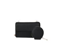 XFSRG Borsa Tracolla Donna PU Pelle Messenger Crossbody Bag con Spallacci Regolabile e Rimovibile per Lavoro Quotidiano Shopping Appuntamenti Viaggi(Nero)