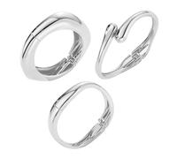 XFSRG Bracciale Donna Argento 925 e Oro Elegante Design Moderno per Ogni Occasione (Argento)