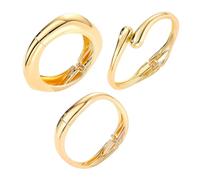 XFSRG Bracciale Donna Argento 925 e Oro Elegante Design Moderno per Ogni Occasione (Oro)